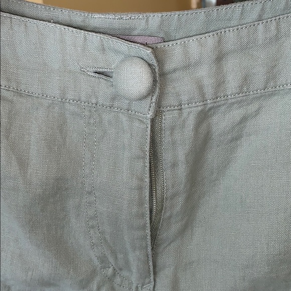 Two star dog linen crop pants size 4 - Picture 3 of 8